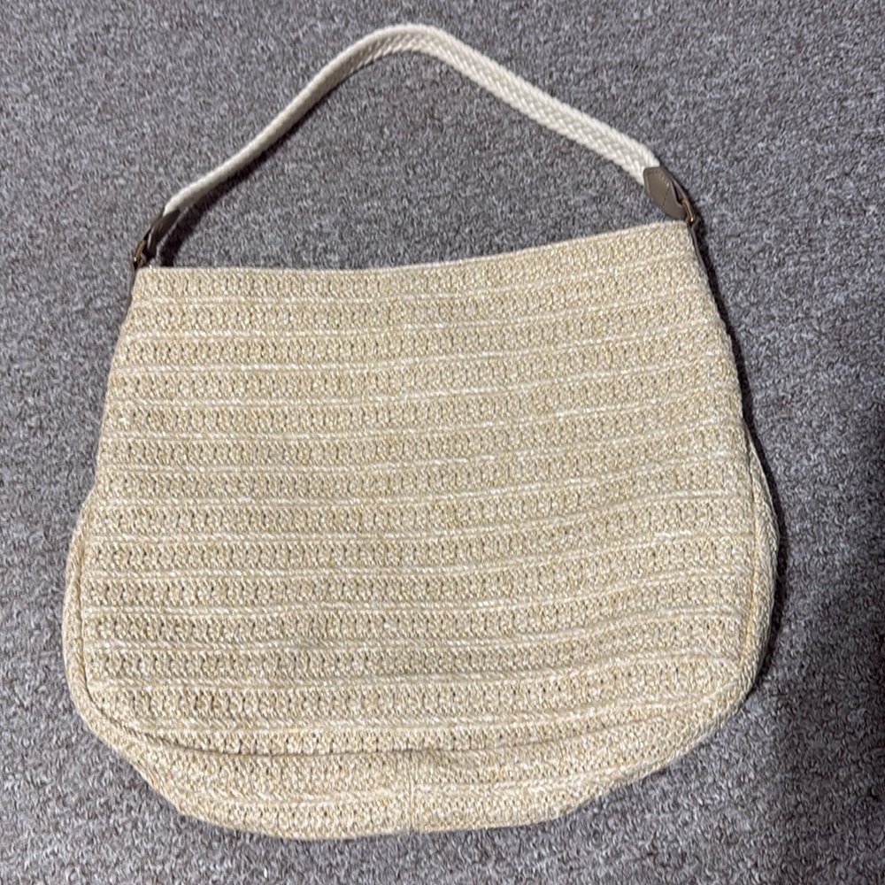 Woven Straw Hobo Bag – Natural - Picture 10 of 10